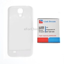 Link Dream High Quality 6000mAh Mobile Phone Battery Cover Back Door for Samsung Galaxy S4 i9500
