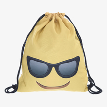 Emoji 3D printing Women s Men s Gym Bags Handbag String Daypack mochila feminina bolso de