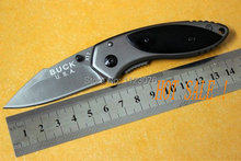 440 55HRC blade wood handle OEM Buck X11 small mini utility folding survival knives camping pocket