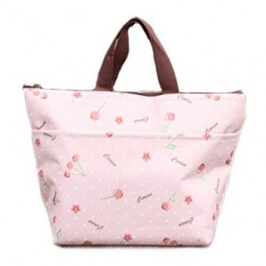 Fashion Print Insulated Zip Cooler Bag Tote Bag Co...