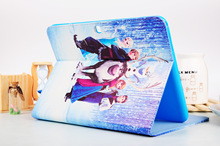 Lovely Cute Elsa Anna Cartoon Case for Samsung GALAXY Tab 4 10 1 T530 Fashion Tablet