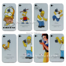 Grind Arenaceous Cases For Apple iphone 4S 4 Case For iPhone4S/4 Shell Snow White Anna Mermaid Ariel Cinderella Girl Cover 1PCS
