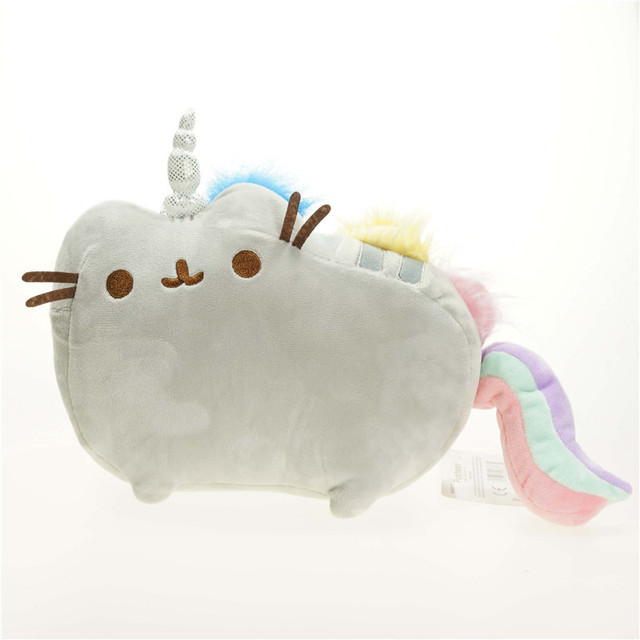 Мультфильм Мягкие Pusheen Кошка Подушка Плюшевые Игрушки В Качестве Подарка Для Детей Kawaii Животных Кошка Радуга Милые Игрушки Бесплатная Доставка