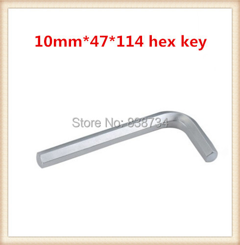 carbon steel nickel plated 10mm 114 hex allen key 10pcs lot