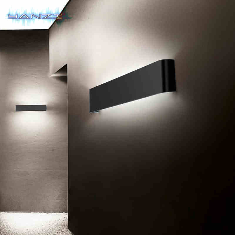 14W 410MM Warm White Light LED Aluminum Wall Lamp Modern Minimalist Bedroom Bedside Light Wall Sconce Bathroom Mirror Lights