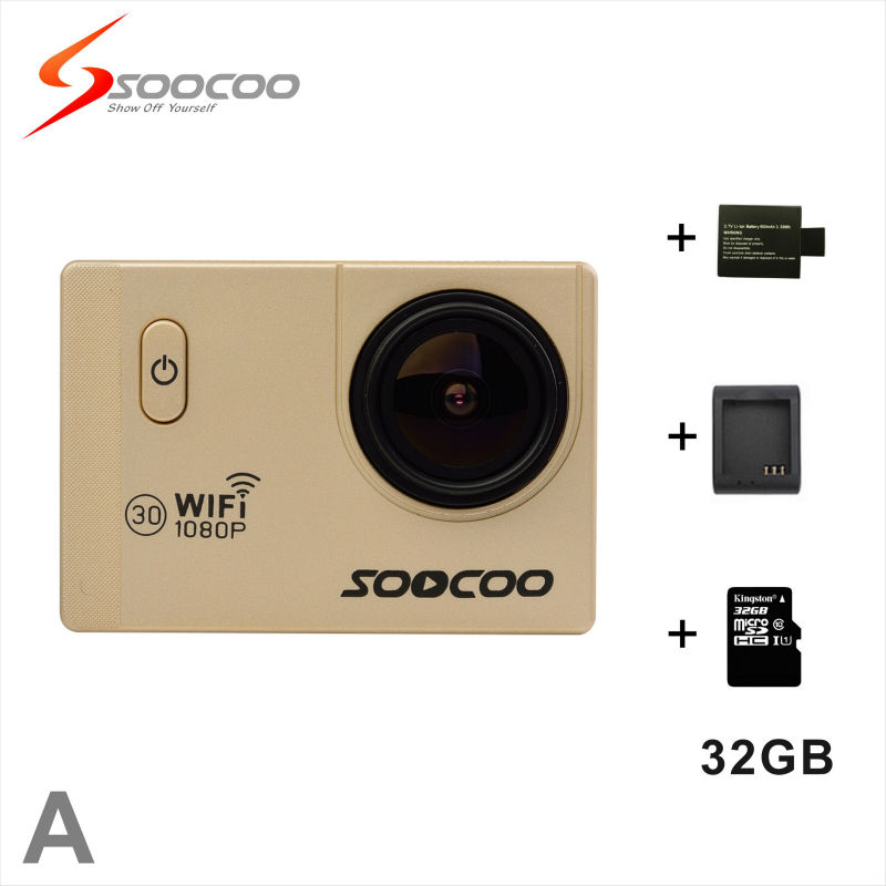 SOOCOO C10S 1080 P Full HD Wi-Fi  Action Sports 2.0  - 170    60    