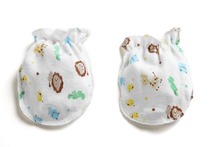 2015 cute 0 9month newborn babies cotton gloves for baby girls boys scratch infant gloves cartoon