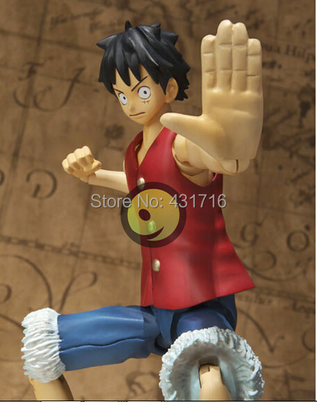 Фотография One Piece brinquedos meninos onepiece luffy movable pvc Action Figure Collectible Toys for kid boy