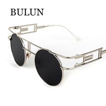 Newest Round Steampunk Sunglasses Women Brand Designer Alloy Frame Sunglass Retro Steam Punk Sun Glass Oculos De Sol Feminino