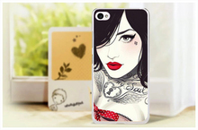 Fashion Print Cute Cartoon Sexy Little Girl Pattern Painting Case Colored Drawing Hard Plastic For Lenovo