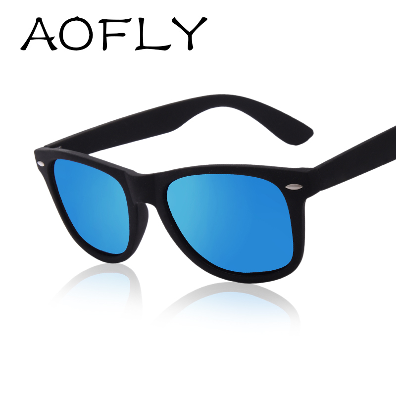 AOFLY Стильные мужские и женские солнцезащитные очки унисекс, в новом квадратном дизайне, в пластиковой оправе с поляризованными линзами Polaroid, с зеркальным покрытием линз, 100% защита от УФ лучей и антибликов