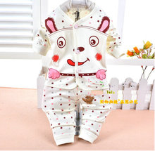 Free shipping Spring and autumn Babys boy and girl Sleepwear Cotton Children s Clothes Baby Sets