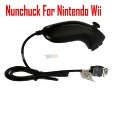 New Nunchuk Controller Left Lever Handle for Nintendo Wii Game Nunchuk Black Free Shipping – VB218BL