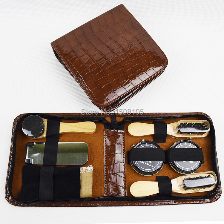 neutral shoe polish on black shoes