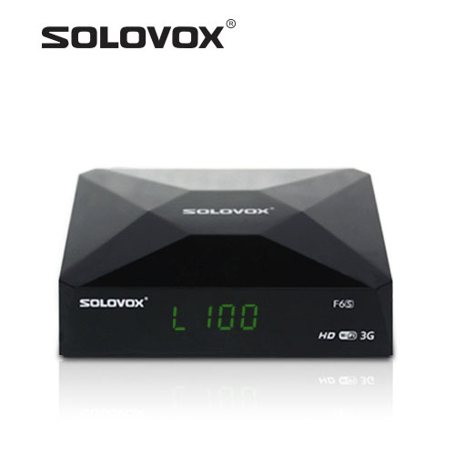 Factory Outlet 1PC SOLOVOX F6S Satellite Receiver Box Support 2USB WEB TV Card Sharing CCCAM/NEWCAM Youporn