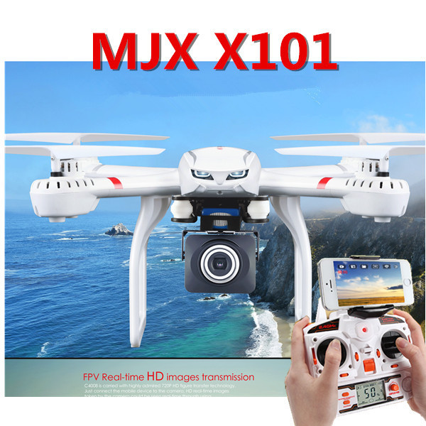 MJX X101 Quadcopter 2.4 Г RC drone/drone вертолет 6-осевой гироскоп можете добавить C4005 c4008 камеры (FPV) против JJRC H16 Тарантул x6 V686G