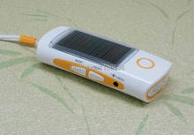 Free shipping Solar FM Radio with flashlight