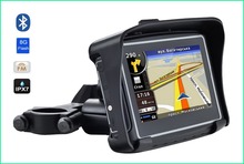 Водонепроницаемый мотоцикл GPS — 4.3 дюймов Win CE 6.0 GPS навигатор — встроенный в 8 ГБ вспышка с карта FM передатчик / Bluetooth