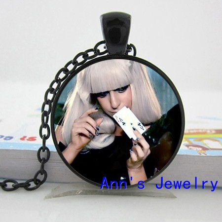 Lady Gaga picture charm necklace Mother Monster pendant Jo Calderone personalized bridesmaid gifts Women Fashion Jewelry