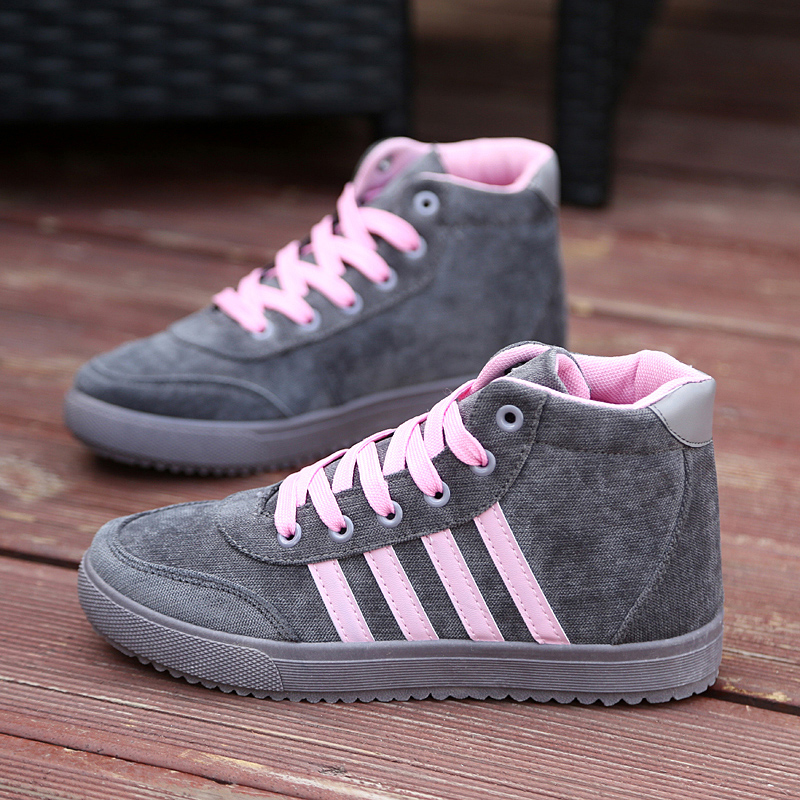 hot sale 2015 new women sneakers lace-up suede shoes breathable 35-40 size female casual sneakers  low single shoes