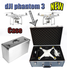 5 Pcs/Lot DJI Phantom 3 Case Professional Aluminum EVA Hard with Key Lock fpv Drone Box Quadcopter toys