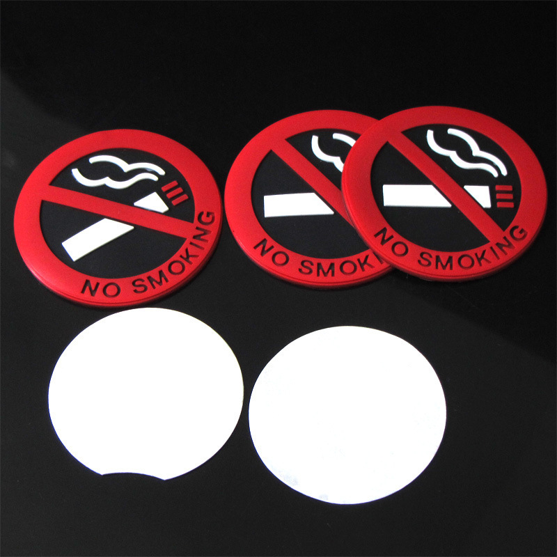 5pcs car styling car sticker no smoking stickers Fit for all car For example mazda volkswagen