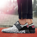 2016 fashion New Men Shoes Casual Mixed Color Breathable Mesh Canvas Flat Sport Walking Shoes Mens