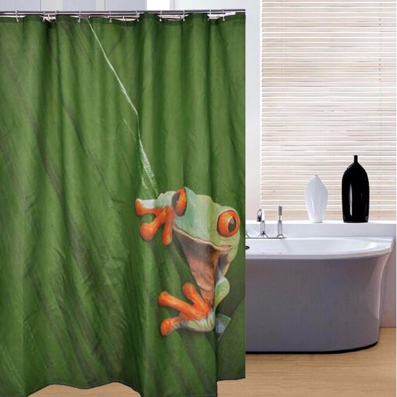 Online kopen Wholesale groene bladeren douchegordijn uit China groene Witte Ladder Badkamer ~ Online kopen Wholesale groene bladeren douchegordijn uit China groene
