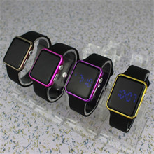 Fashion colorful 30M Waterproof LED backlighting student Men electronic watch 2015 hot sale