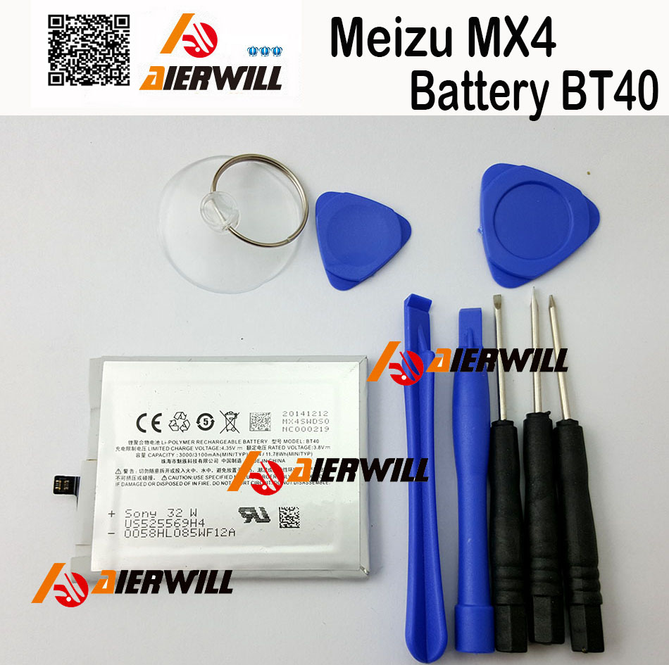 Meizu MX4  100%  3100   BT40  Meizu MX4   MX 4   bateria +  