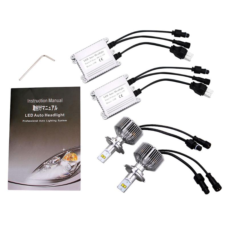 Atshark 70W 7000LM H4 9003 LED Headlight / Headlamp Conversion Kit White Hi/Low Dual Beam