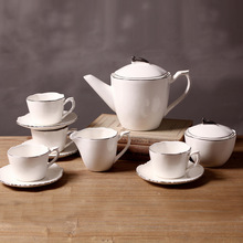 Factory outlets] simple silver cutlery Coffee wave side edge 11 tea mixed batch of high-grade tea