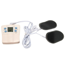 New Electronic Pulse Mini Massager Body Slimming Massage Electrode 2 Pads  Muscle Relax Pain Relief Electric Muscle Stimulator