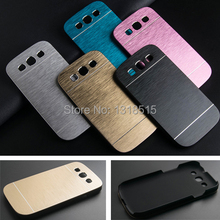 Luxury Brushed Metal Aluminium material case For Samsung Galaxy S3 i9300 phone case cover
