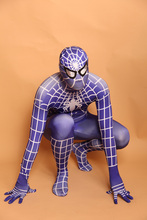 High Quality Mens Adult Childrens Halloween Spiderman Cosplay Costumes Lycra Zentai SuperHero Costume Full Body Suit Full Size