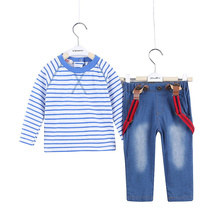 baby boy cotton clothing set baby baby clothing carters car t shirt Leisure pants Overalls clothing
