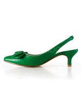 Free shipping new comfortable low heeled pointed bow sandals women shoes fashion after the empty