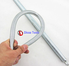 21 mm diámetro pvc manual de tubería bender decoración de la casa de alambre curvado de tubos herramienta curve del resorte de doble gancho de color negro o plata
