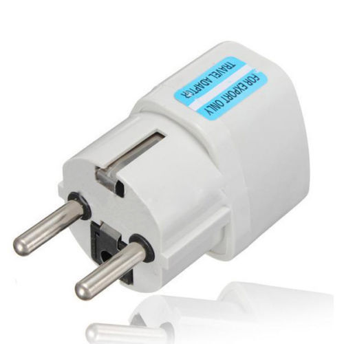 Universal AU UK US to EU AC Power Socket Plug Travel Charger Adapter Converter Free Shipping
