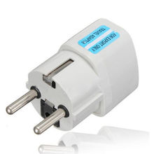 Universal AU UK US to EU AC Power Socket Plug Travel Charger Adapter Converter Free Shipping
