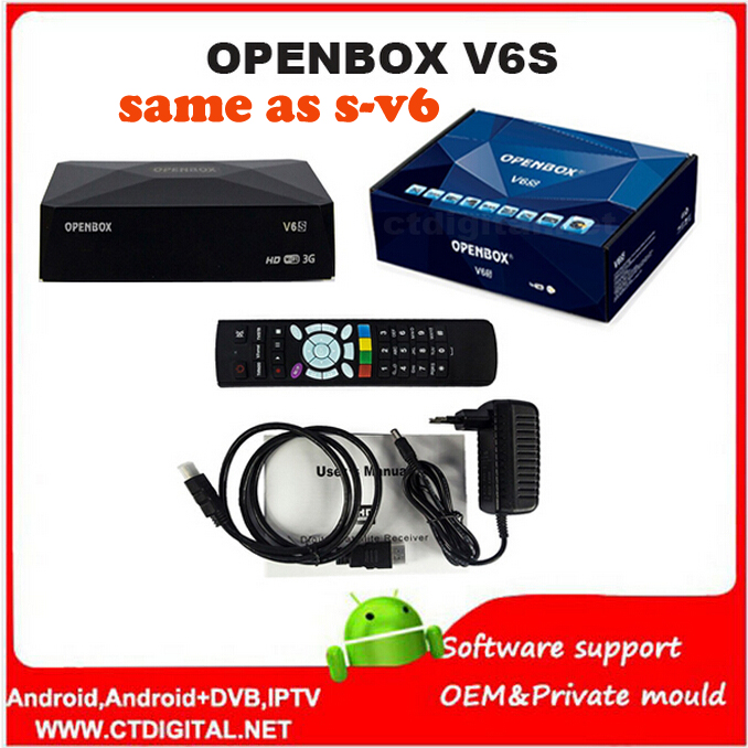 Openbox V6S Mini Digital Satellite Receiver S-V6 Support CCCAMD Newcamd WEB TV USB Wifi for South America