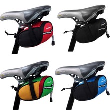 New Arrival Roswheel Outdoor Cycling Mountain Bike Bicycle Saddle Bag Back Seat Tail Pouch Package Black