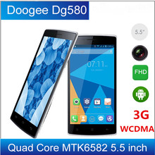Original DOOGEE KISSME DG580 5.5″QHD MTK6582 Quad Core Cellphone Android 4.4 1GB RAM 8GB ROM 8.0MP Camera WCDMA 3G Smartphone