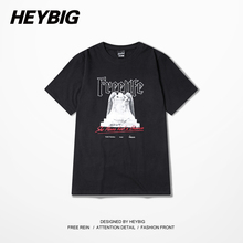 2015 fashion T Shirt men hip hop skate t-shirts short sleeve black YOUTH MACHINE status print FEAR OF GOD YEEZUS lovers