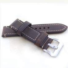 P style Hand made High Quality Fine Imported Italian Leather Watch Strap Band 20mm 22mm 24mm