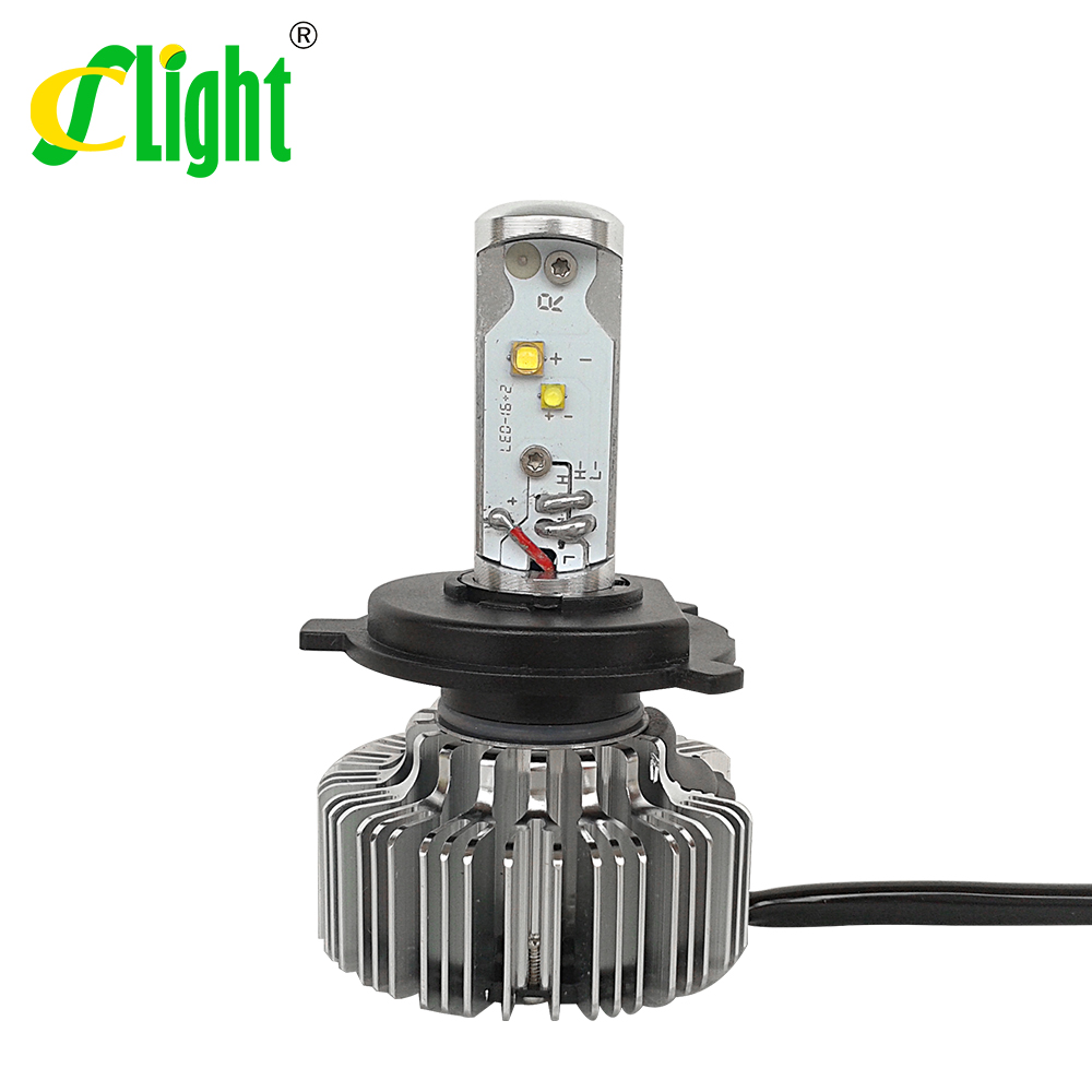 Newest CREE LED head light for Motorcycle headlight 20W high lumen 3000lm xenon white light bulb Moto H4 Hi lo head light source