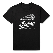 New 2016 Fashion Summer Style Vintage Tees Short Sleeve Funny T Shirts O-Neck Motion Indian Motorcycle T-shirt Cotton Men’s Tops
