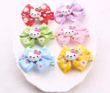 New 2016 high quality hello kitty hair clips baby girl hairwear baby&kids hairpins hair ring children headwear hair accessories
