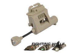 High Quality Camping Tactical Combat Outdoor Flashlight Night Evolution Charge MPLS Helmet Light Illumination Tool Tan/Black