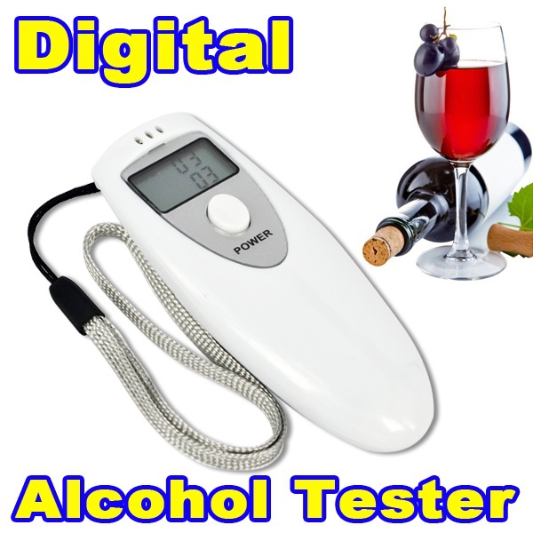 AK Prefessional Police Portable Breath Alcohol Analyzer Digital Breathalyzer Tester Body Alcoholicity Meter Alcohol Detection